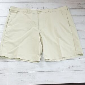Men's Synthetic Flat Front Shorts Waist Size 40